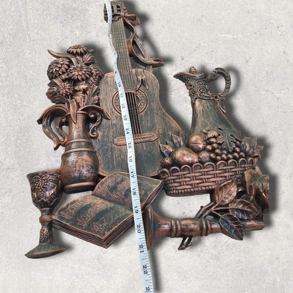 Coppercraft vintage music and food wall hanging 18" x 21" - Picture 2 of 8